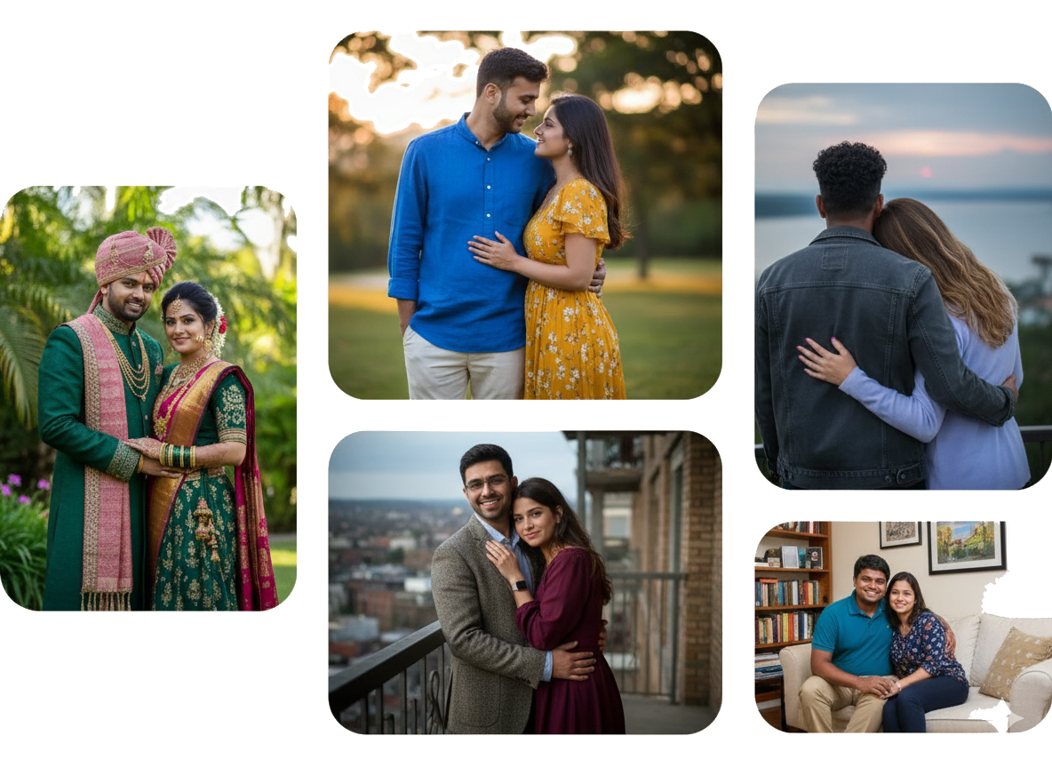 Happy Maratha Couple
